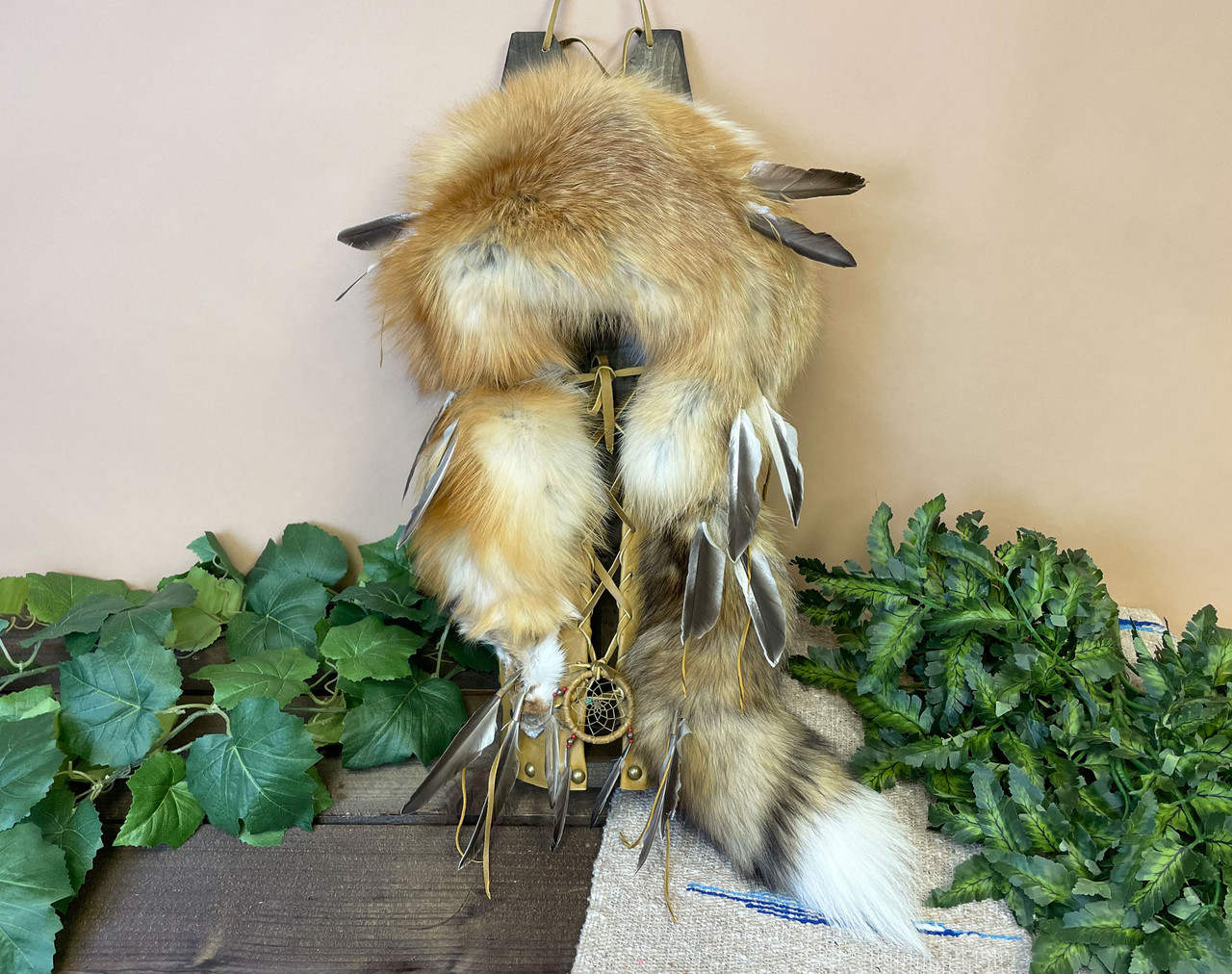 Native American Red Fox Cradle Board 23