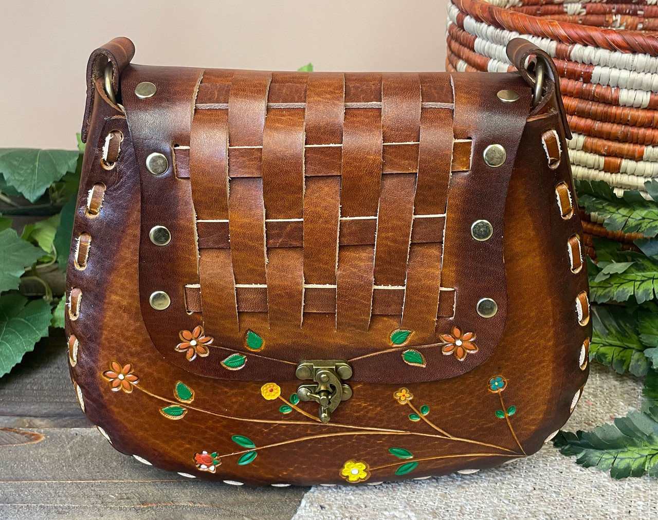 western cowhide purse