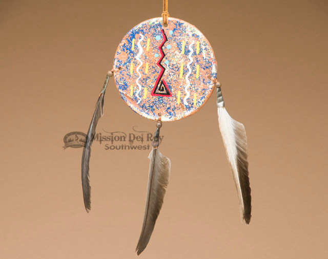 Native American Navajo Indian Rawhide Shield 4
