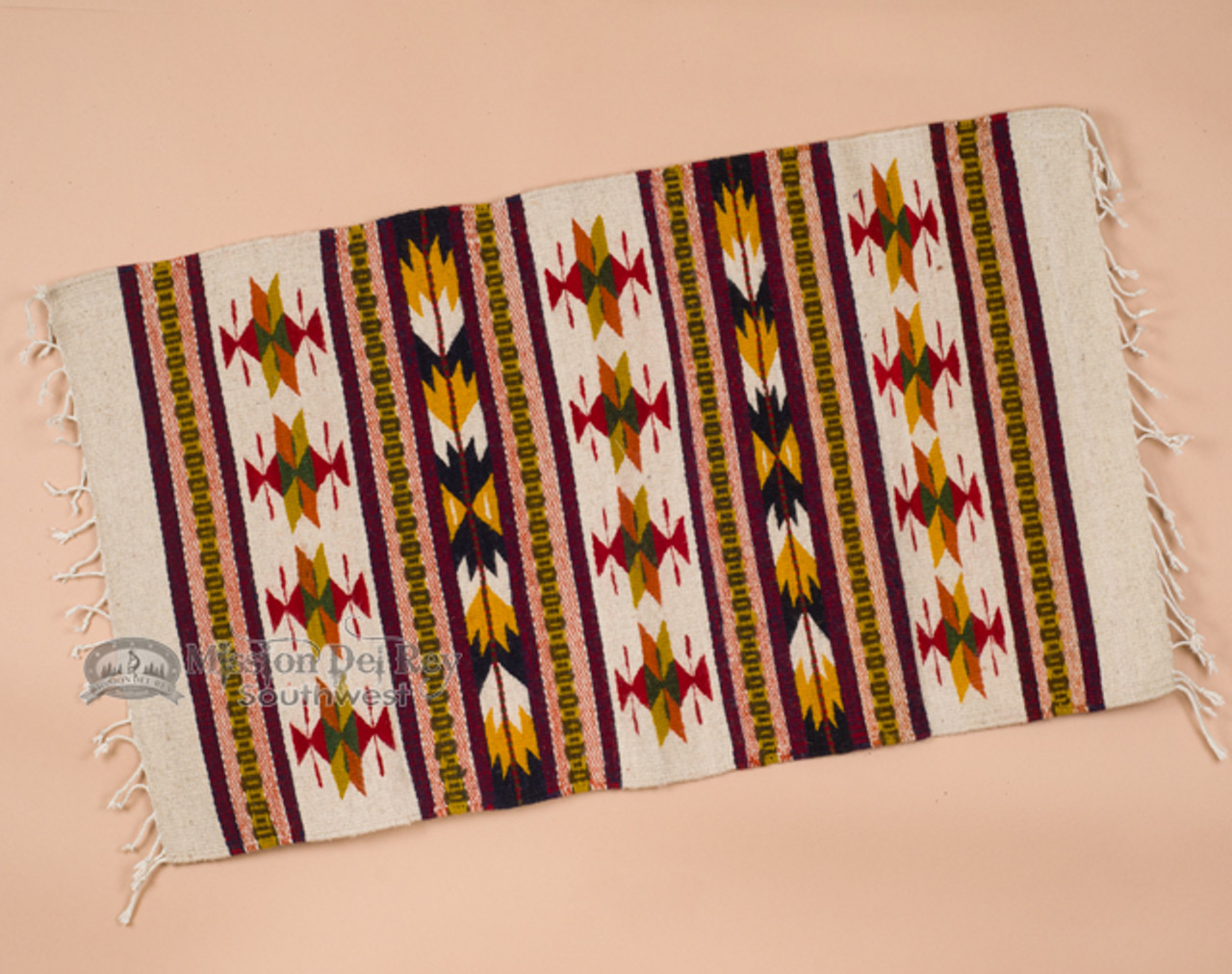 Southwest Zapotec Mexican Rug 23 X39 108 Mission Del Rey