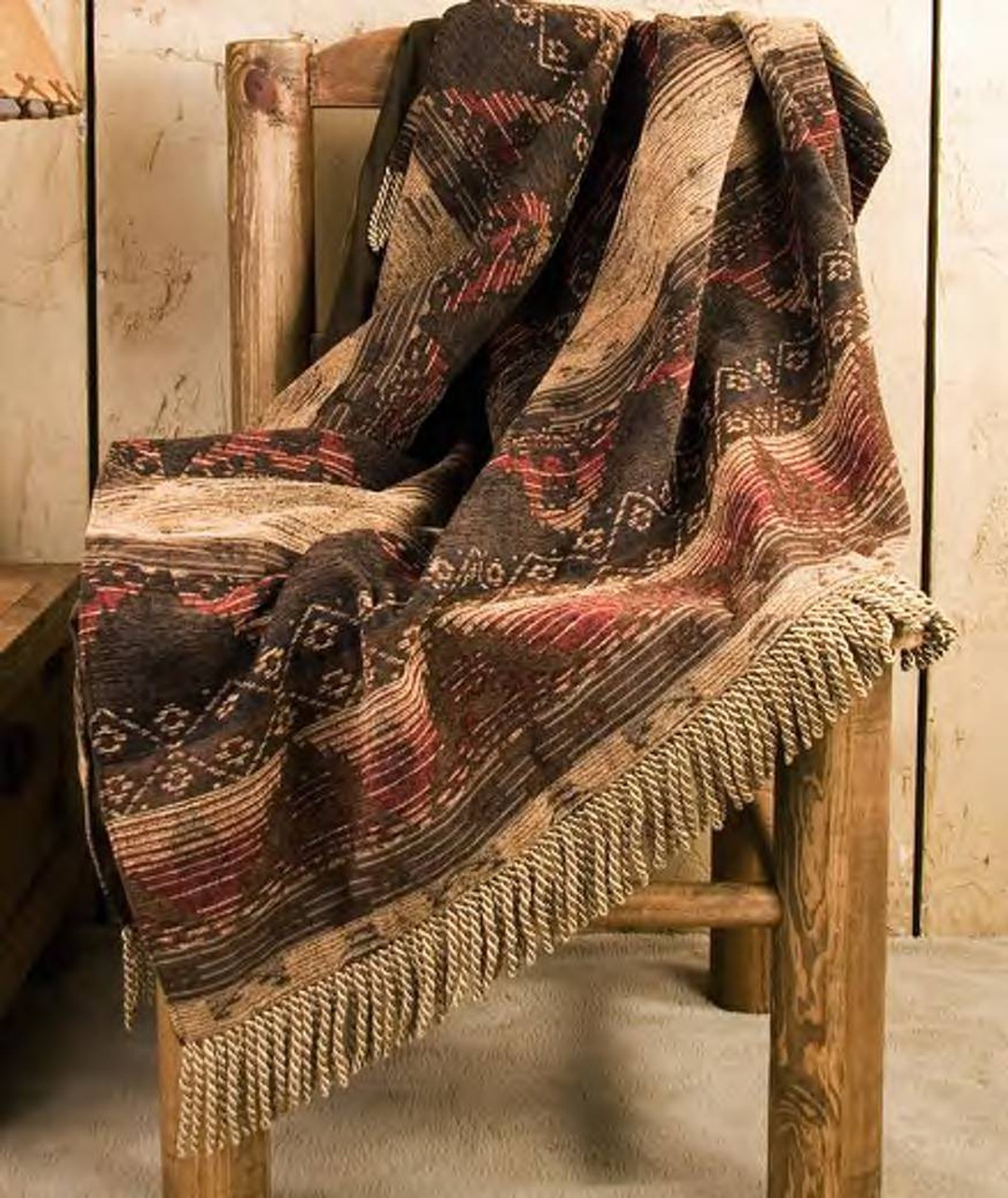 Designer Southwest Throw Blanket 50x60 Del Sierra Mission Del Rey Southwest