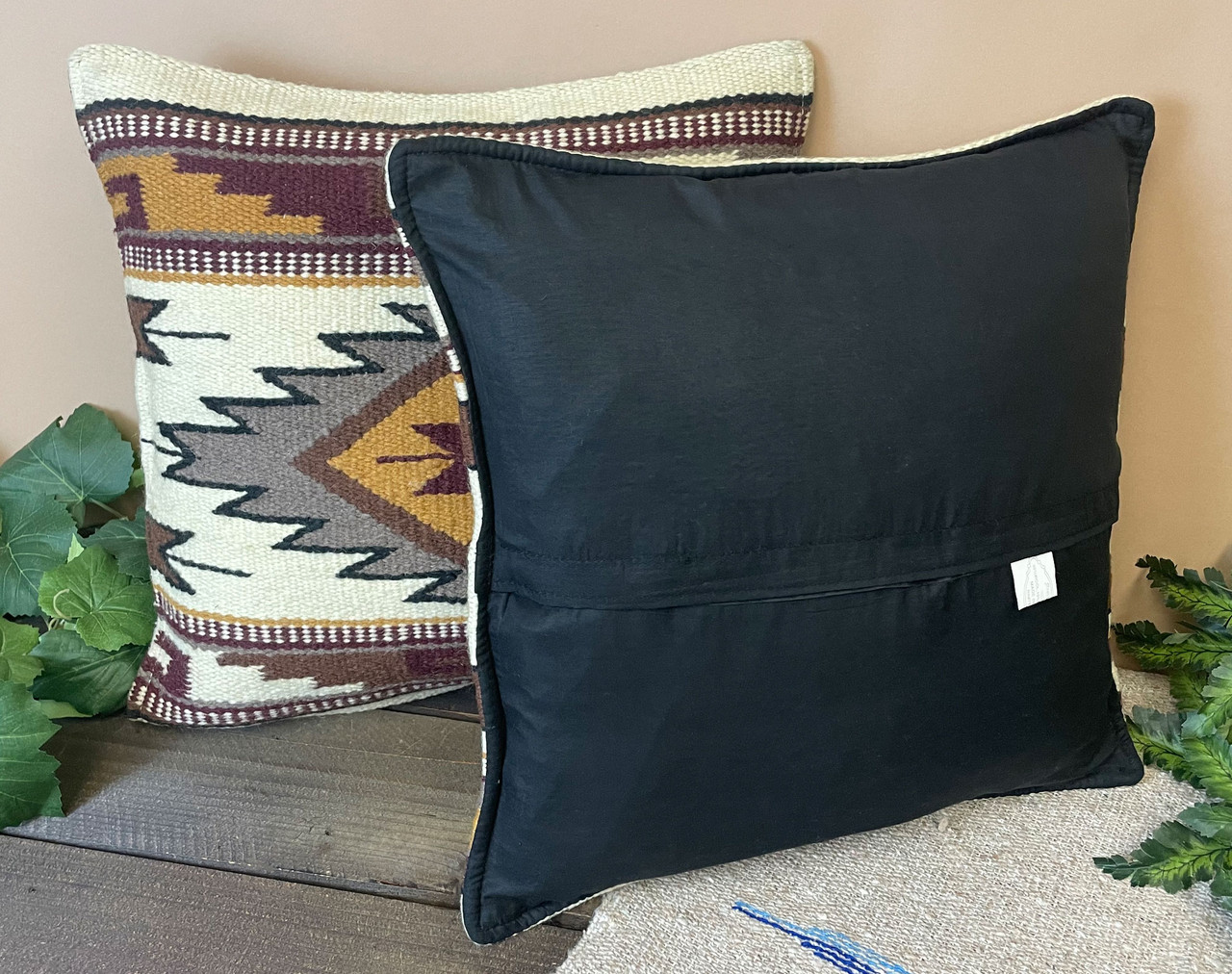 Pair -20 Pillow Inserts for 18x18 Pillow Covers - Mission Del Rey Southwest