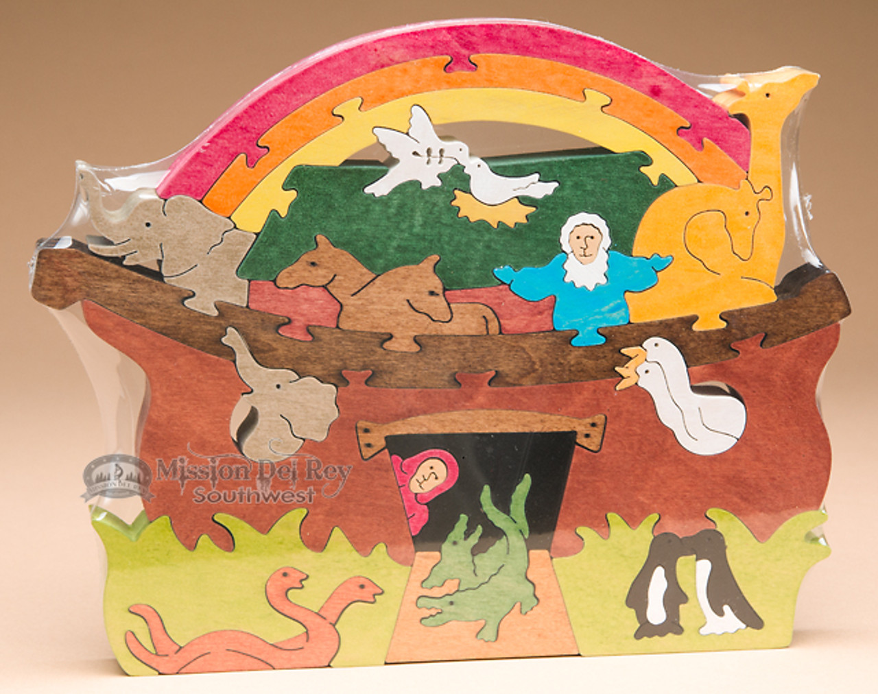 noah's ark wooden puzzle