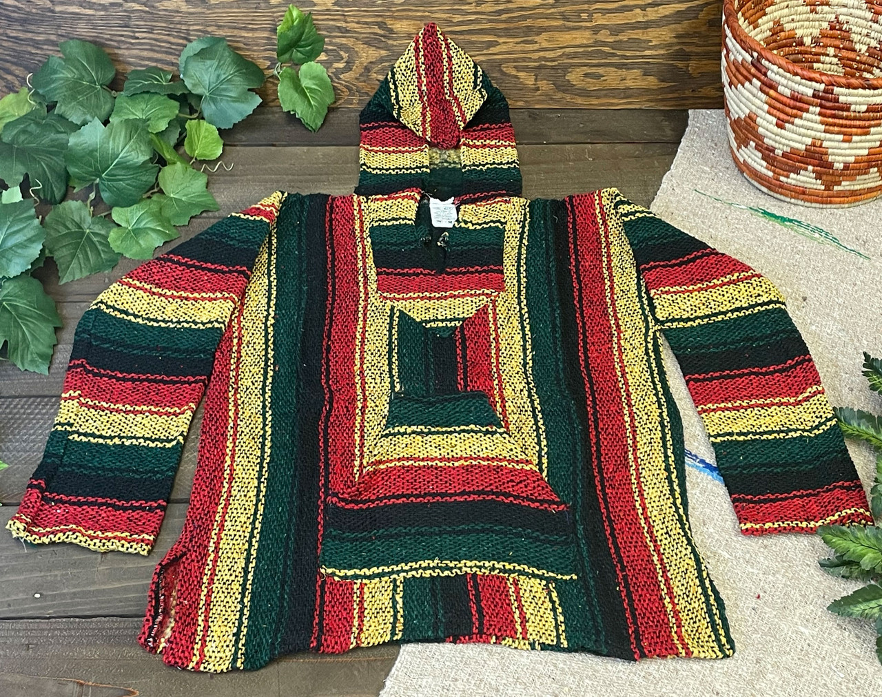 Rasta sales baja hoodie