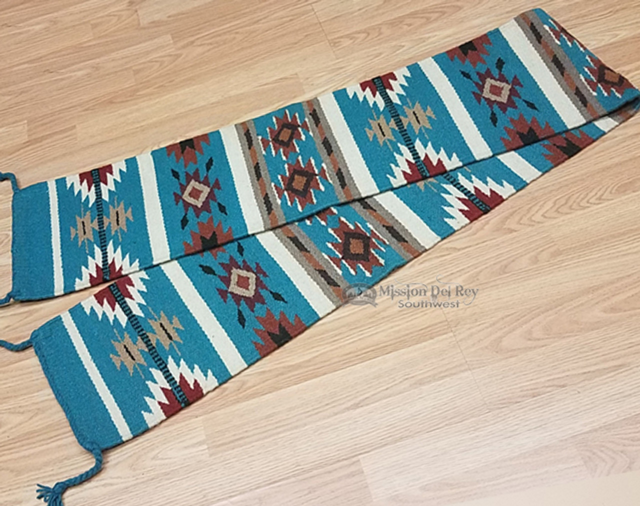 Southwest Table Runners 10 X80 Hand Woven Wool 108031 Mission