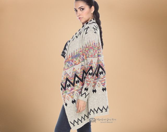 Multi-color Southwestern Design Sweater 
