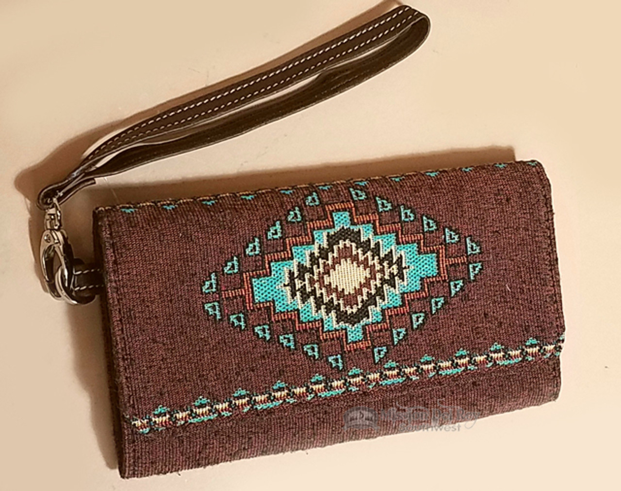 Western Tapestry Woven Wallet Clutch 8