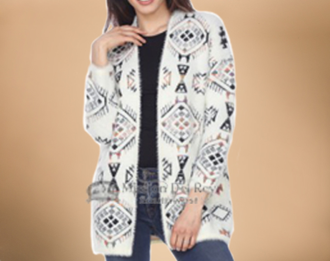 Native Style Southwestern Cardigan Medium kf704 M Mission Del