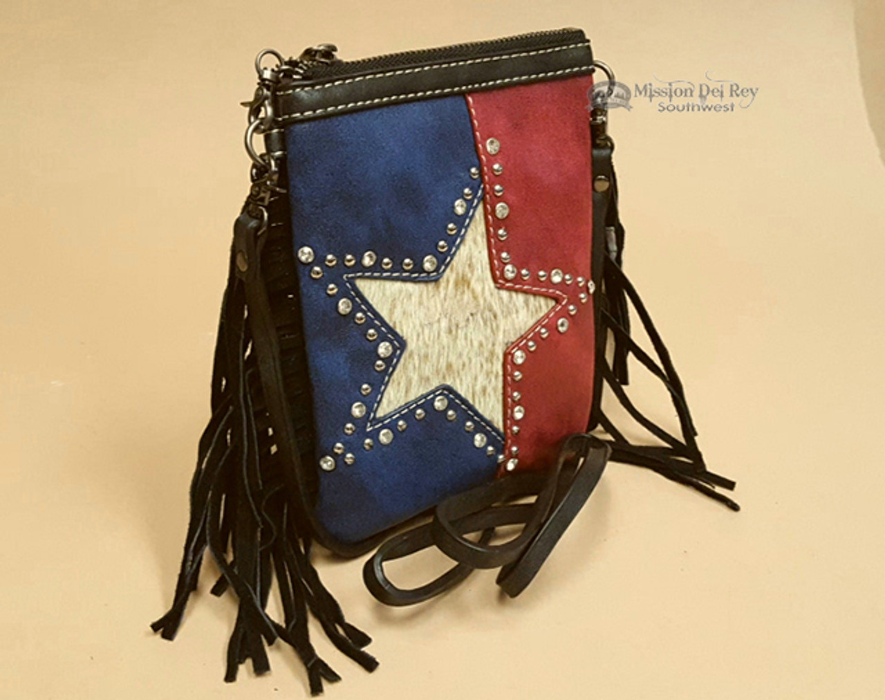 Designer Faux Leather Western Purse - Mission Del Rey Southwest