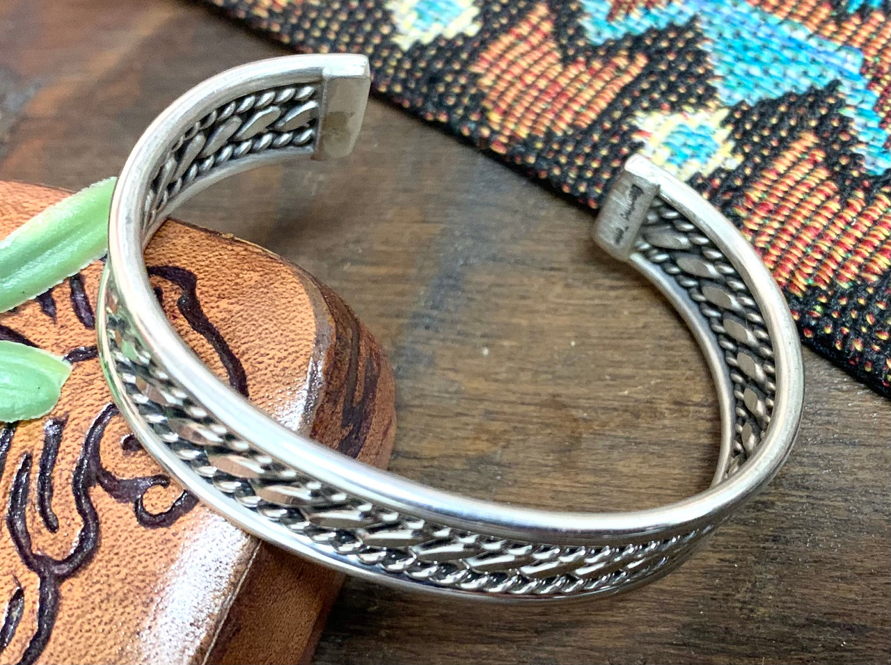 Native American Sterling Silver Bracelet -Navajo (ij526 Native American Sterling Silver Bracelet -Navajo (ij526