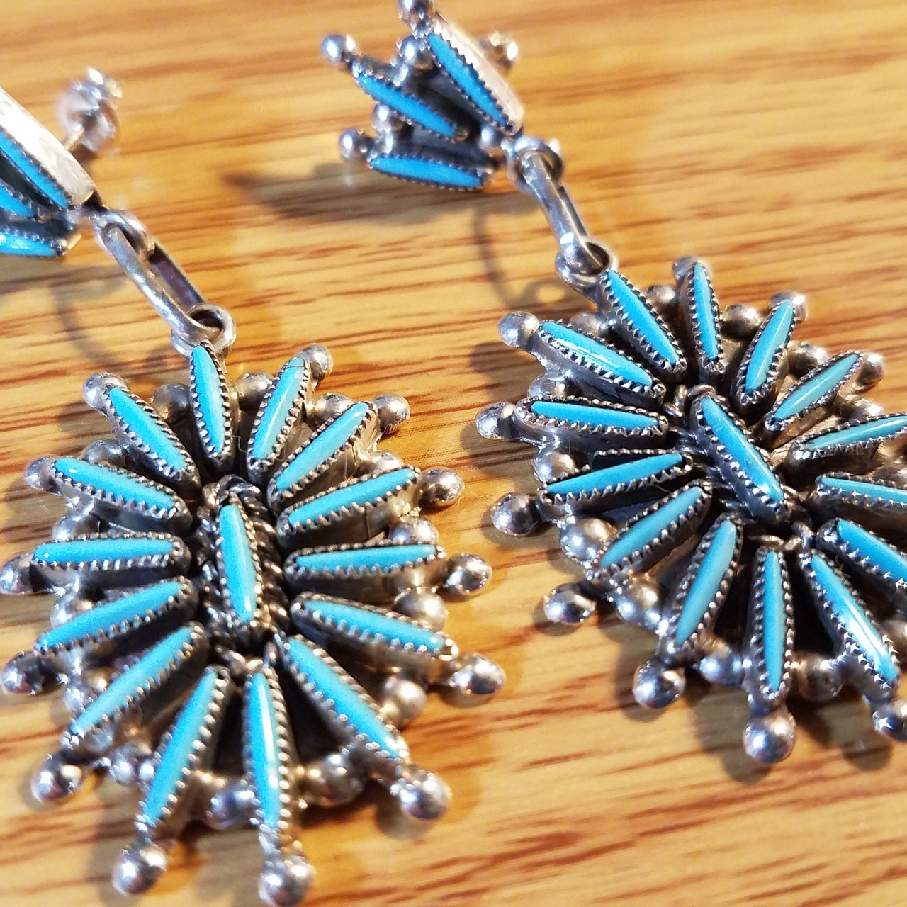 Zuni needlepoint earrings best sale