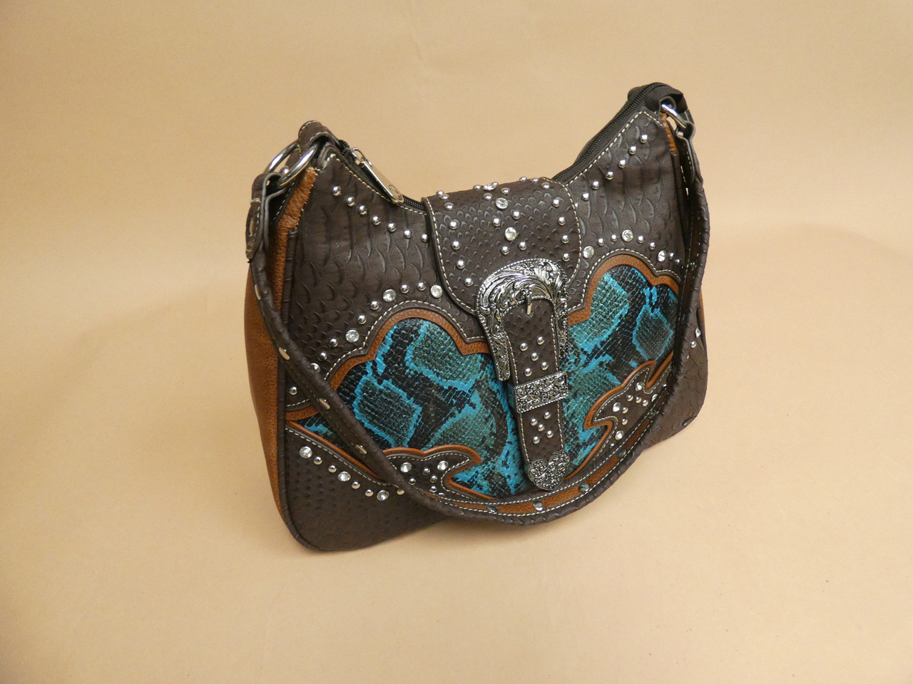 faux snakeskin purse