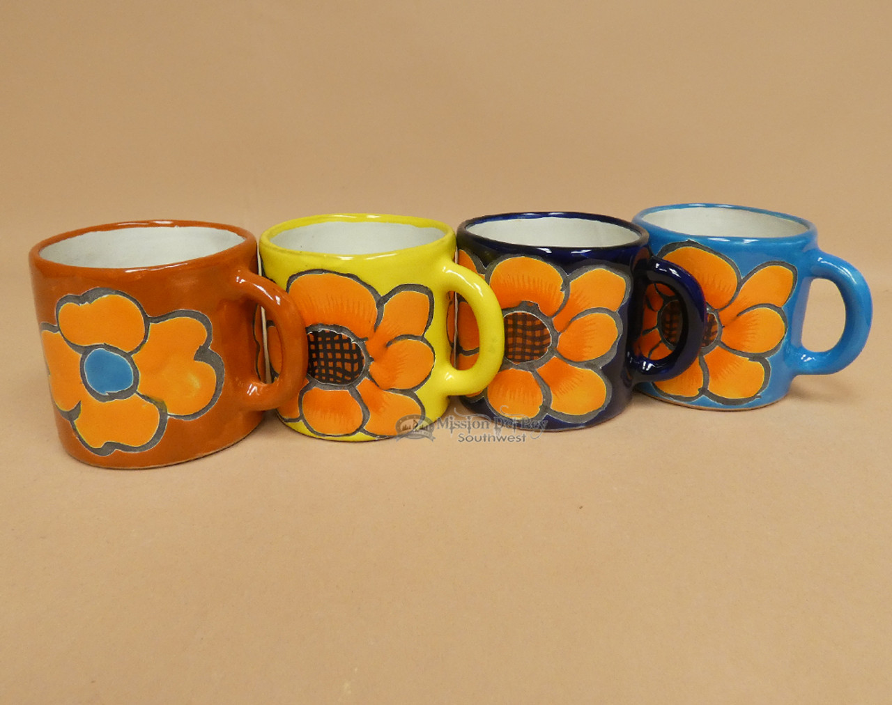 Mexican Talavera Cups - Mexican Pottery Hand Painted Mug