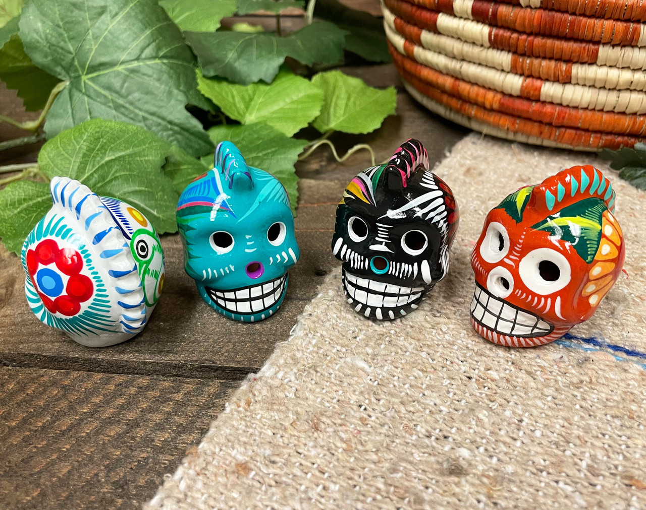 Assorted Mexican Day of the Dead Skull 2.25
