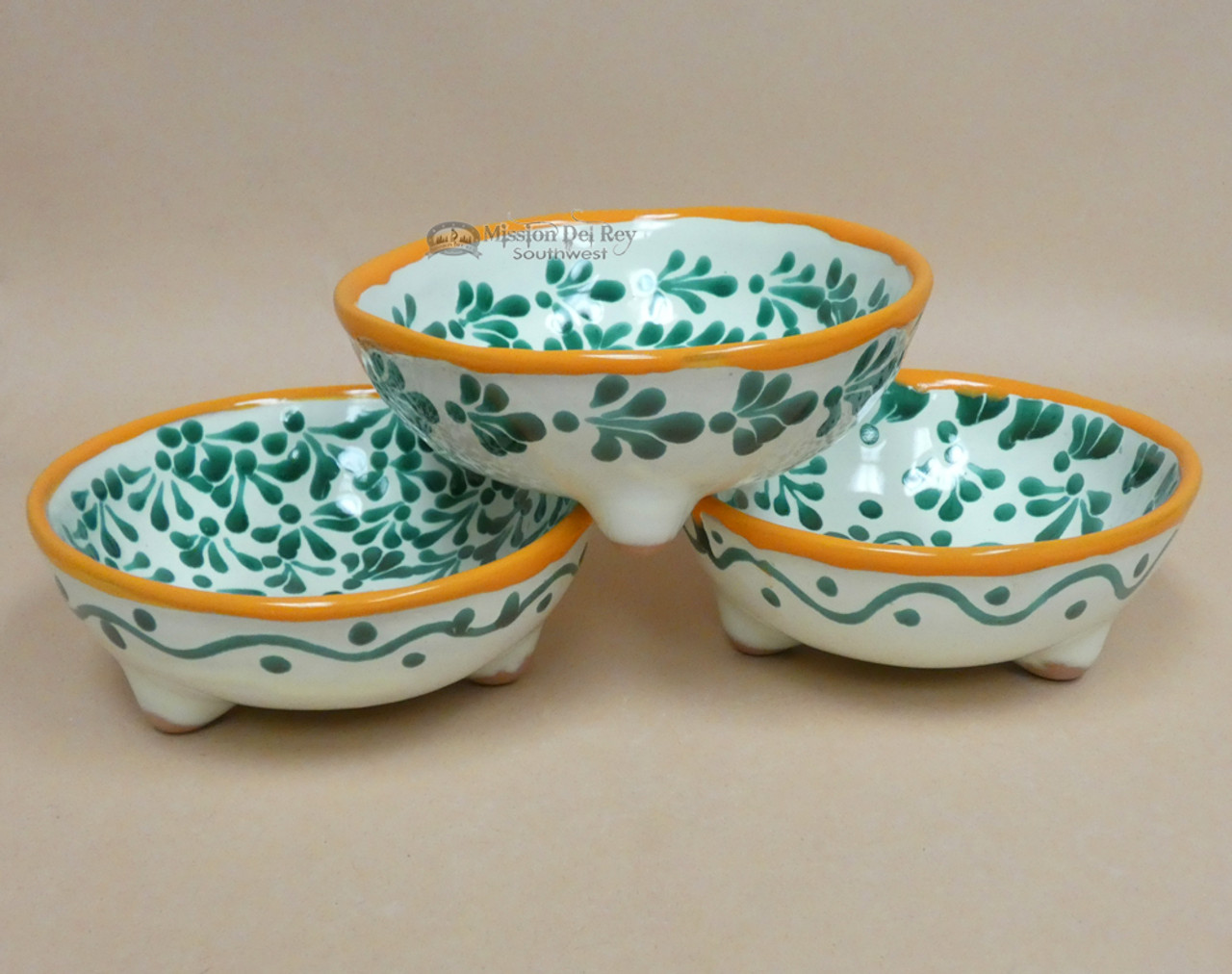 hand painted pottery bowls