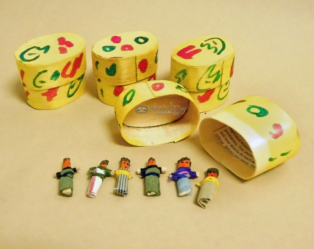 Assorted Worry Dolls In A Box (61wdbx) - Mission Del Rey Southwest LLC