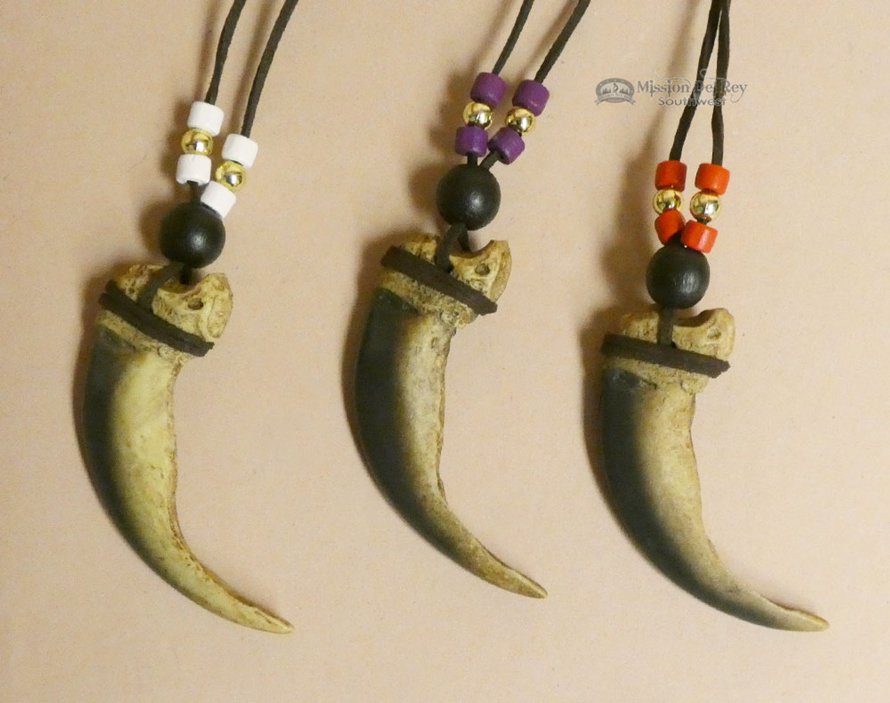 Assorted Native Style Bear Claw Necklace -4