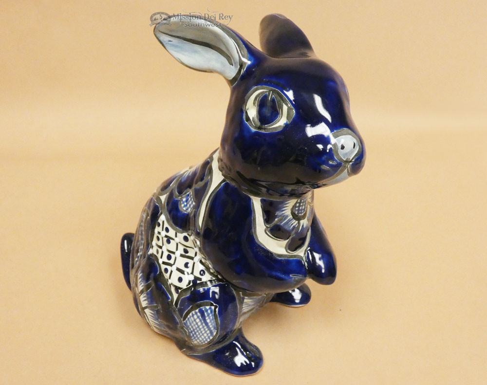 Mexican Hand Painted Talavera Rabbit (33bc371) - Mission Del Rey ...