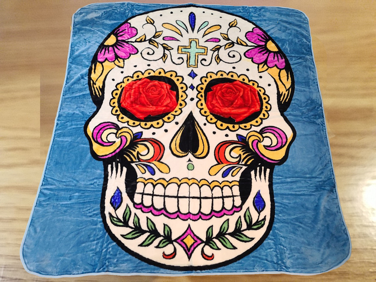 Day Of The Dead Plush Blanket 79