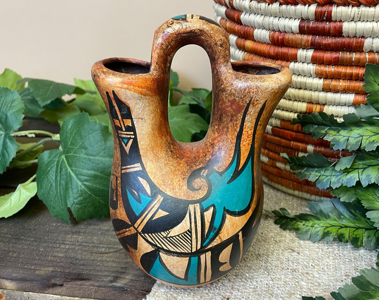 Etched Kokopelli Ceramic Pot - Southwest Indian CeramicsPottery - Native  Arts