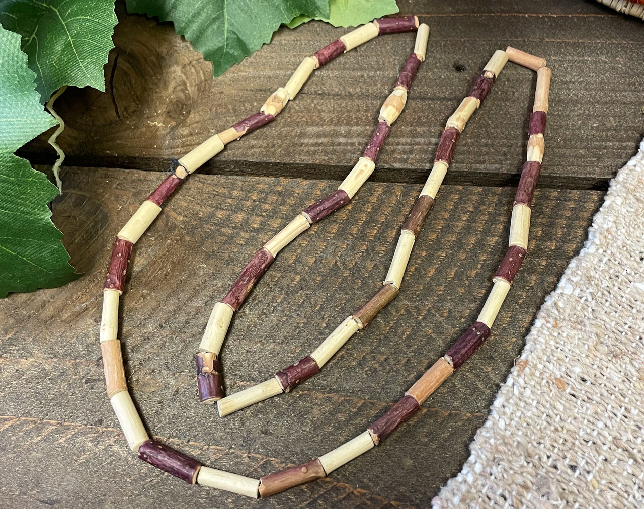 Tarahumara Twig Bead Necklace 16