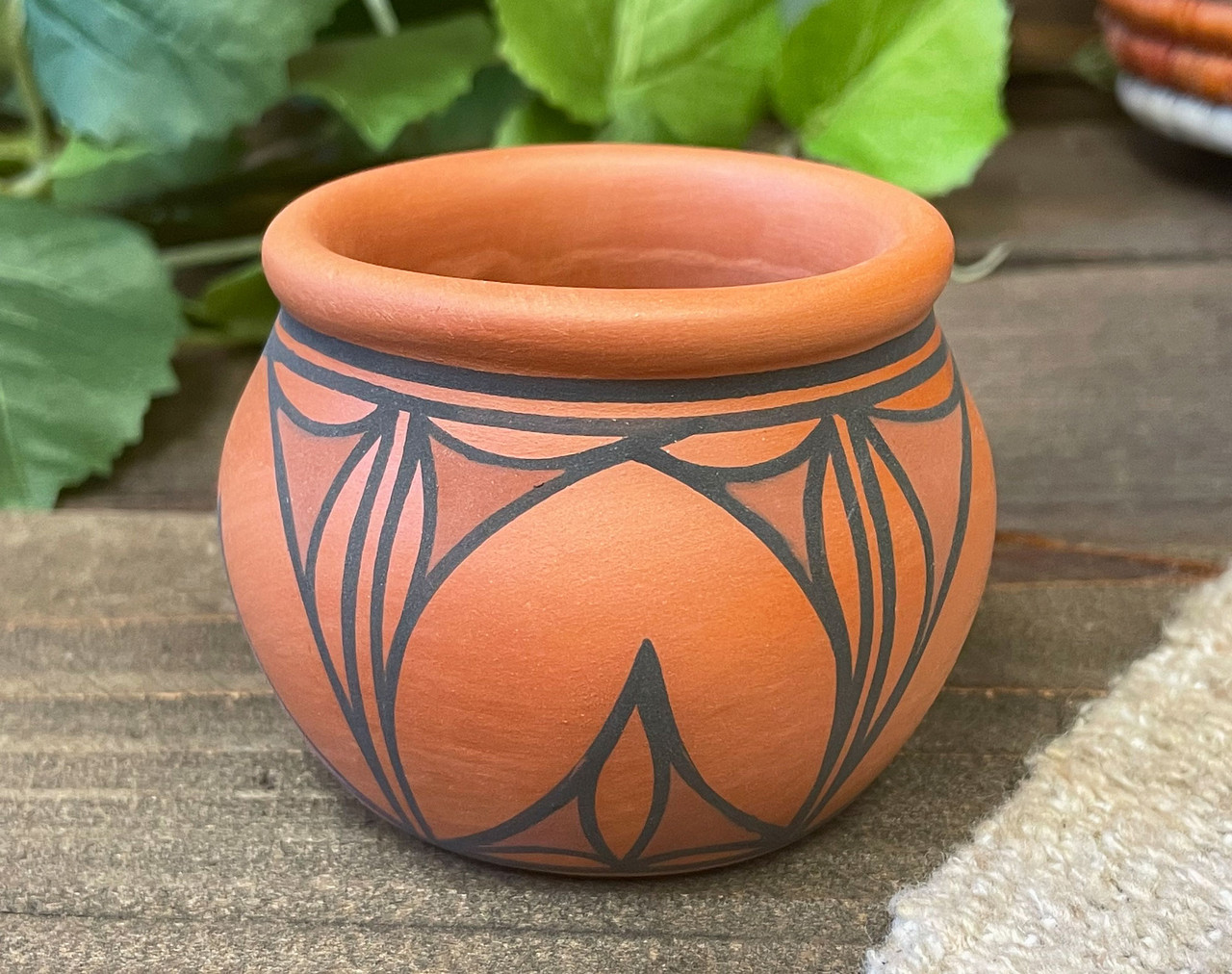 Red Clay Tigua Pottery Pot 3