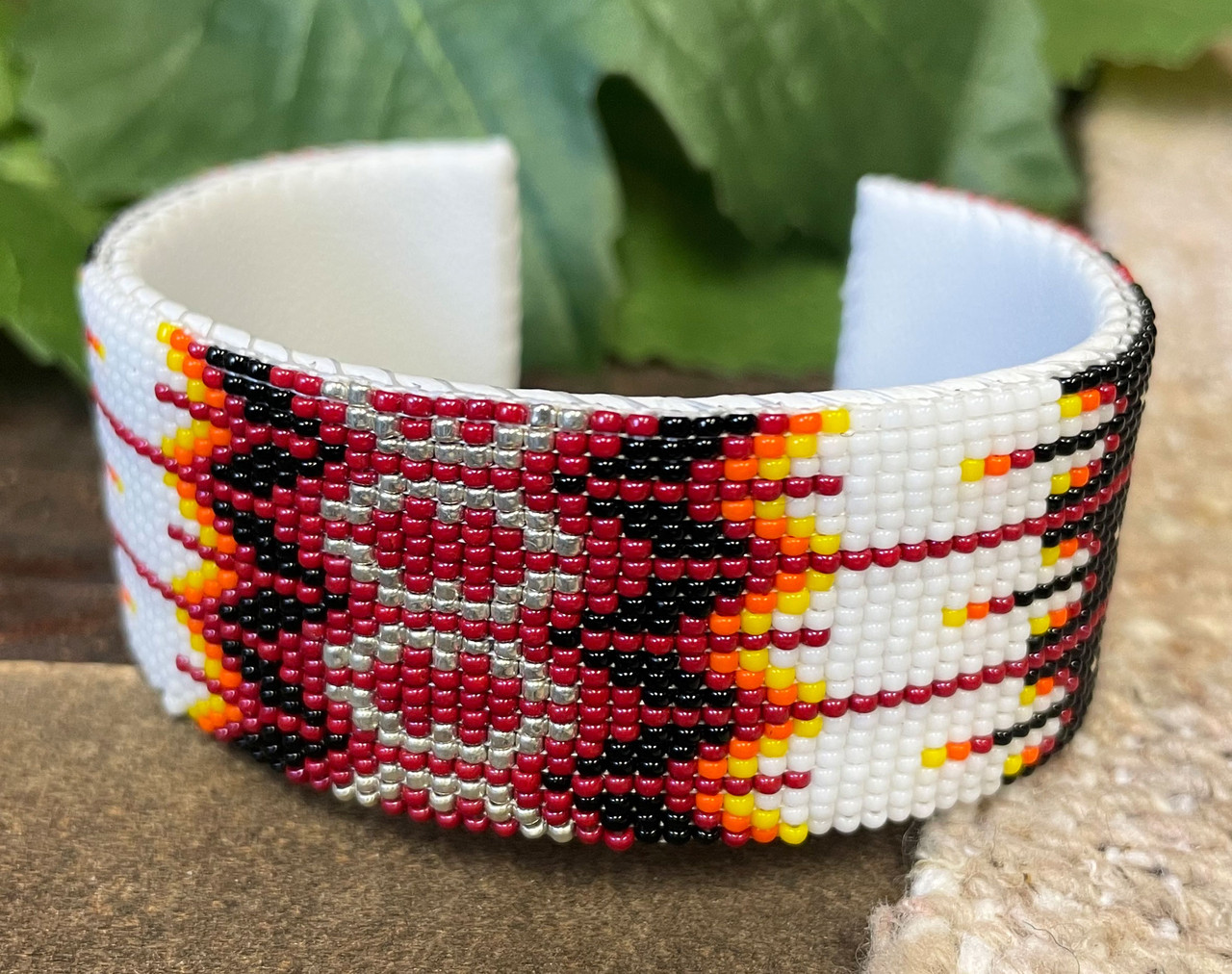 Colorful Mexican Bead Loom Bracelet, Loom Bead Bracelet, Native