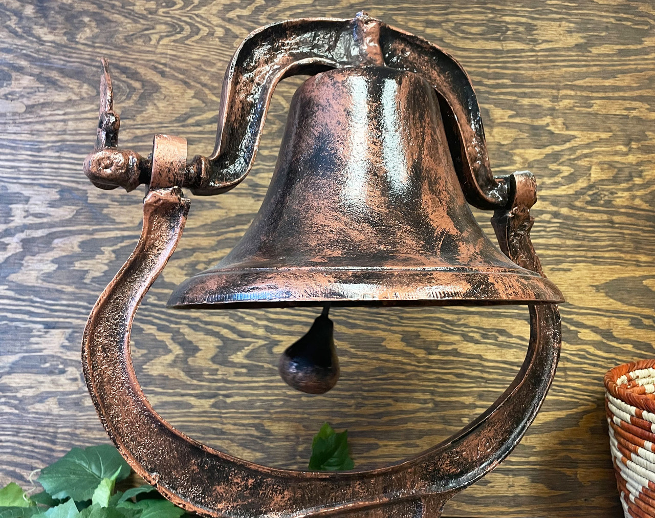 Metal Art Copper Tone Bell (44bc32) - Mission Del Rey Southwest LLC
