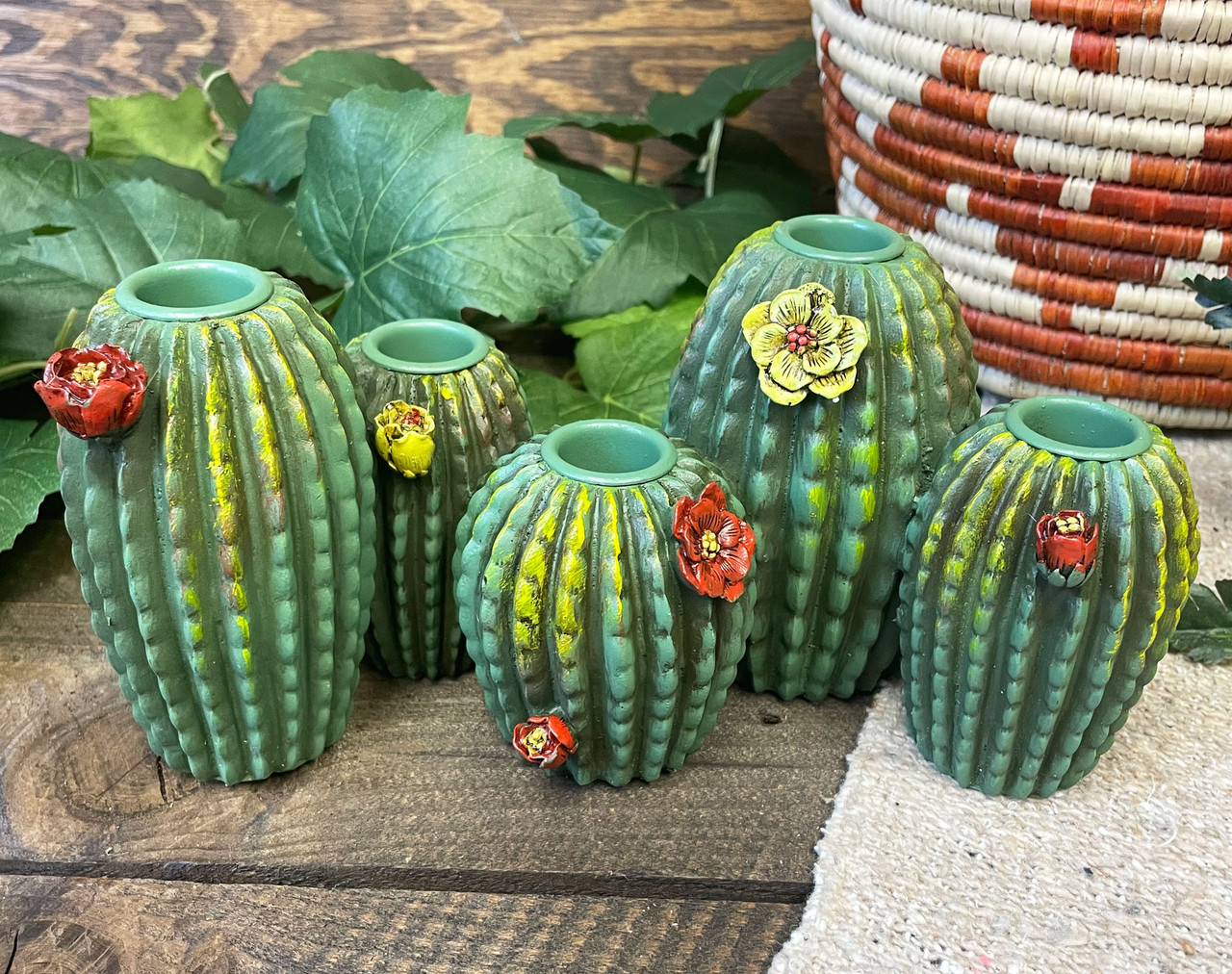 Desert Cactus Candle Holder (10ra4169)