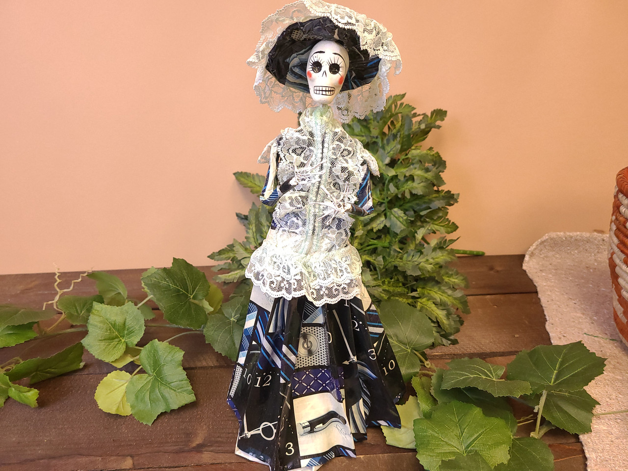 Handcrafted Paper Mache Katrina 16.5