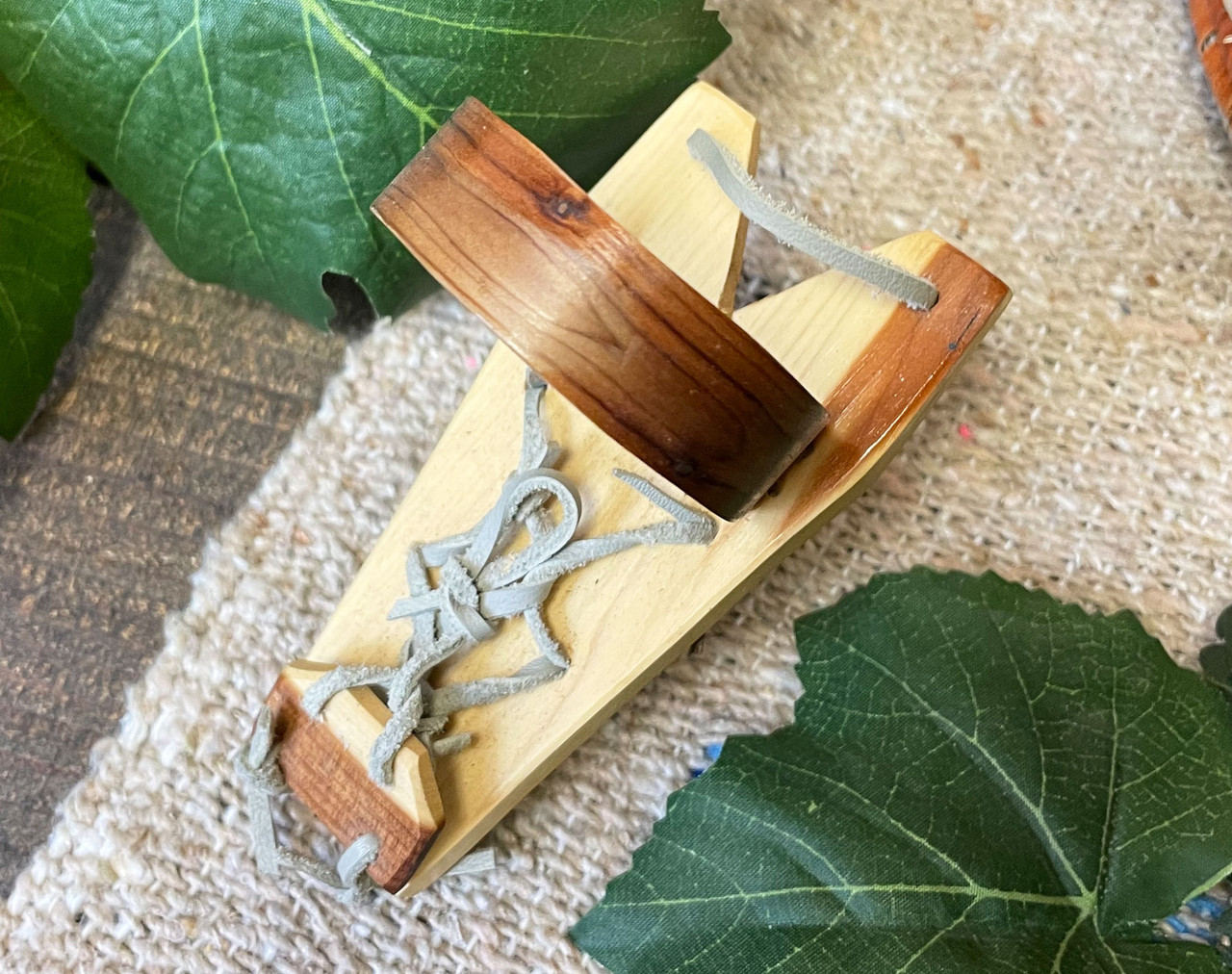 Miniature Cedar Cradle Board 4.25