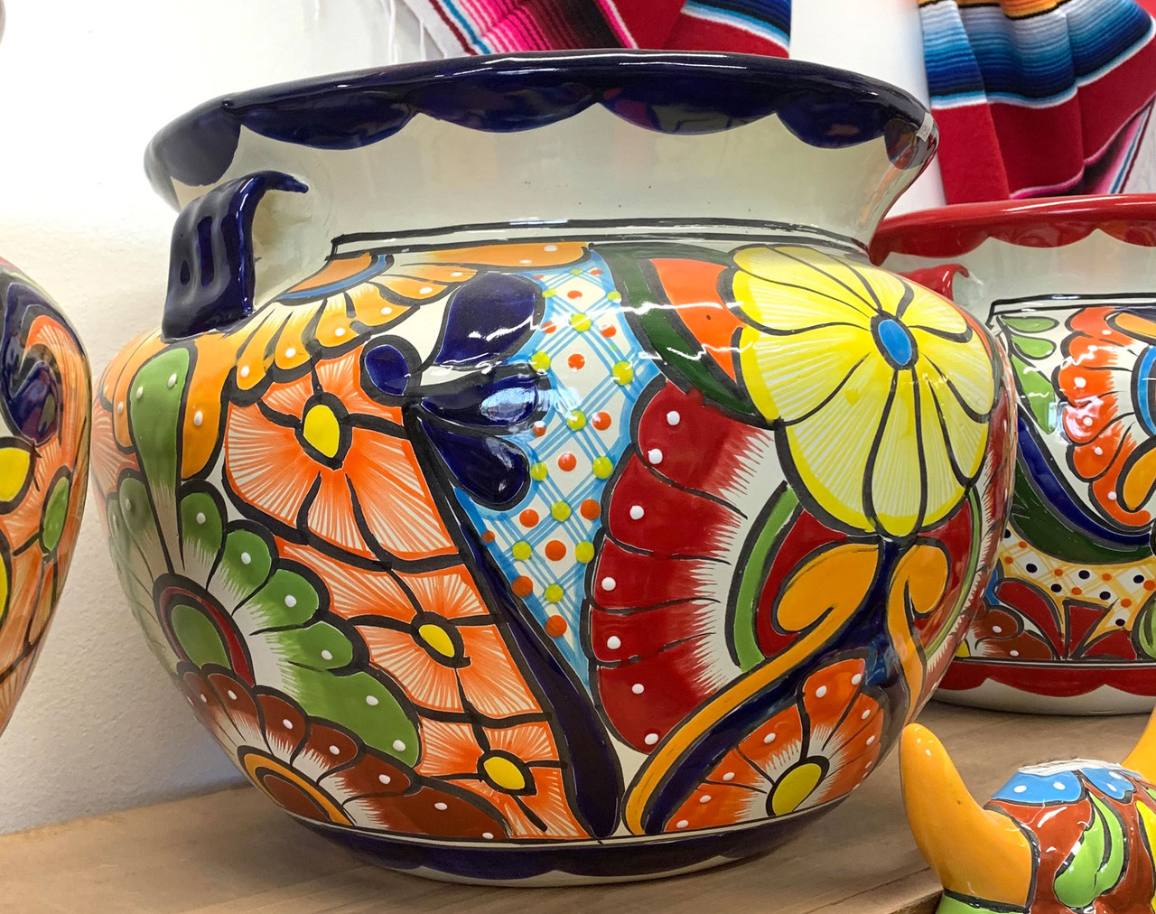 Assorted Talavera Michoacana Planter 18