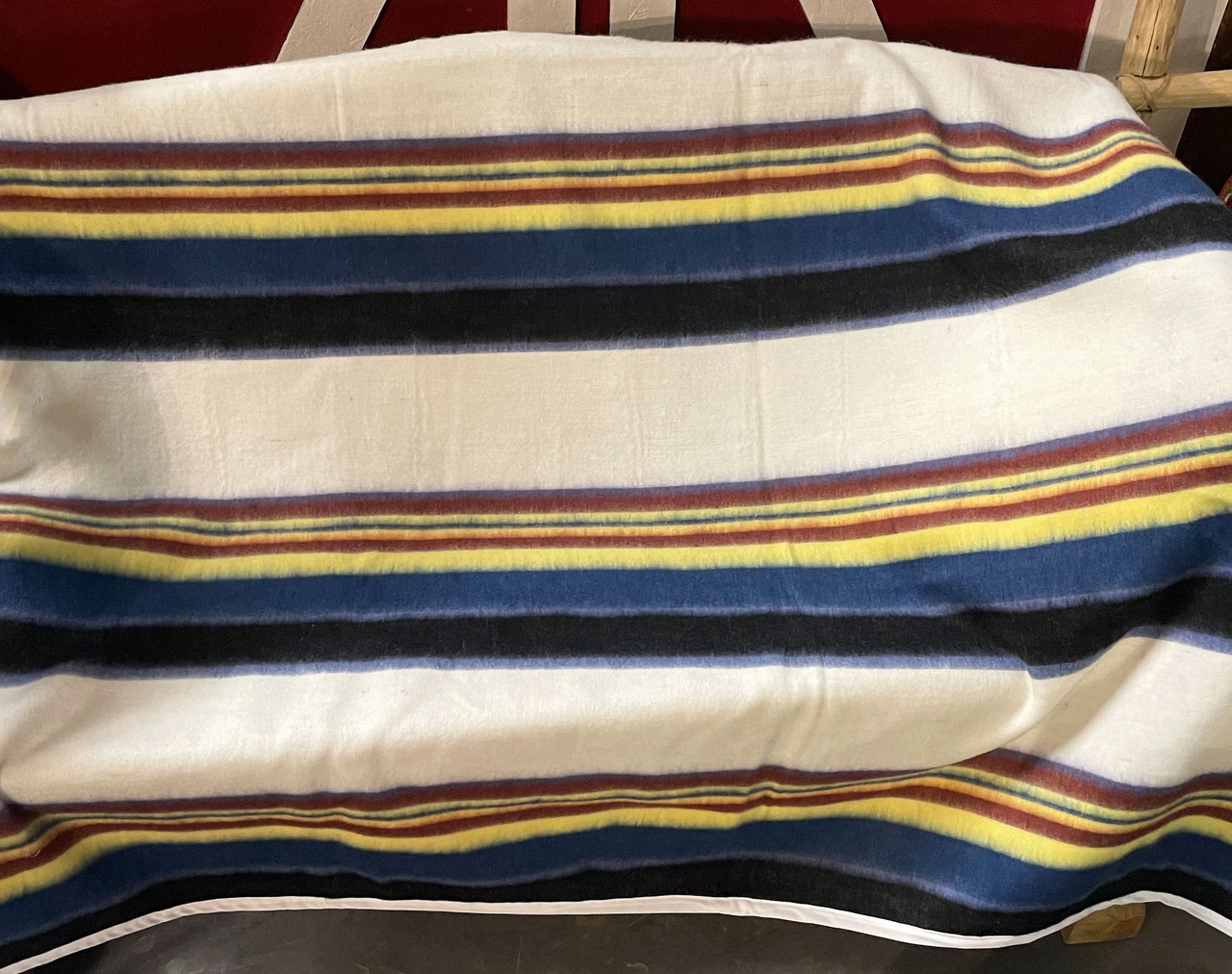 Hudson Bay Style Alpaca Blanket 62