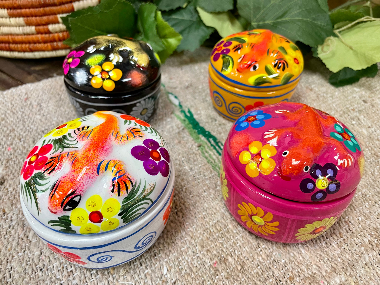 Assorted Clay Jewelry Box 3.75