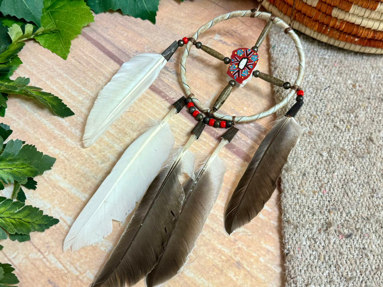 Rustic Navajo Indian Medicine Wheel 4