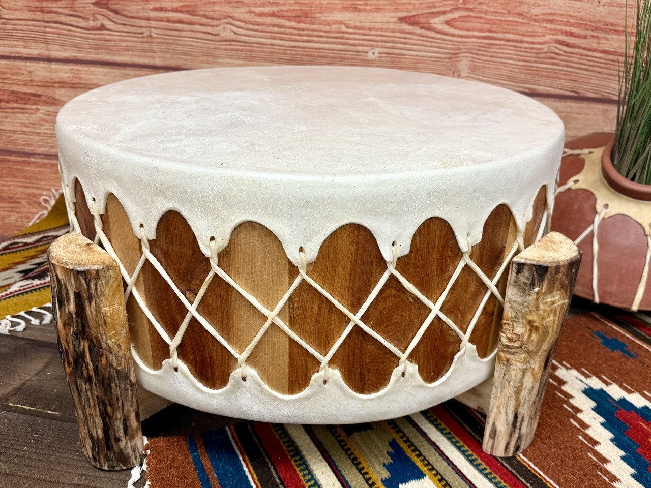 Native Pow Wow Drum & Base 24