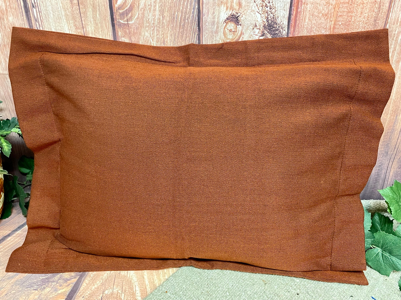 Western Pillow Sham 24x28 -Rust