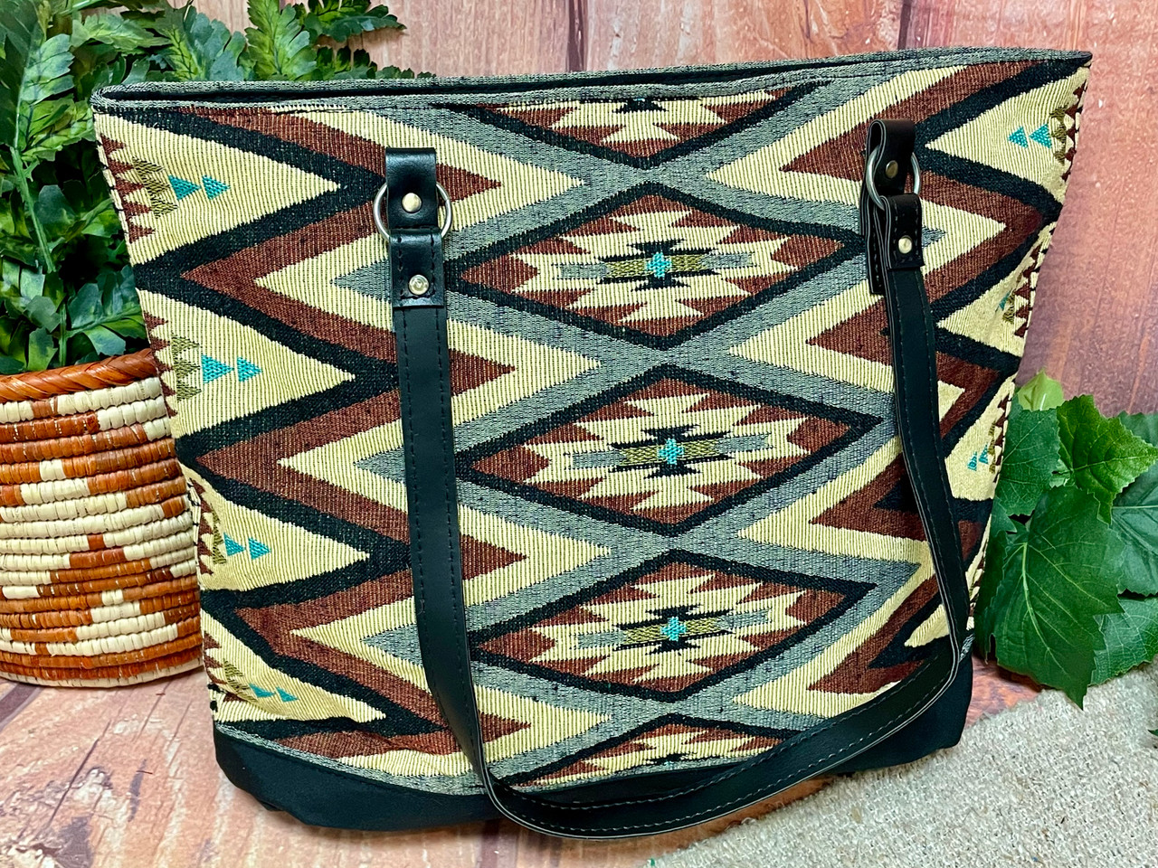 Native American Inspired Woven Tapestry Shoulder Bag (1ojtb3