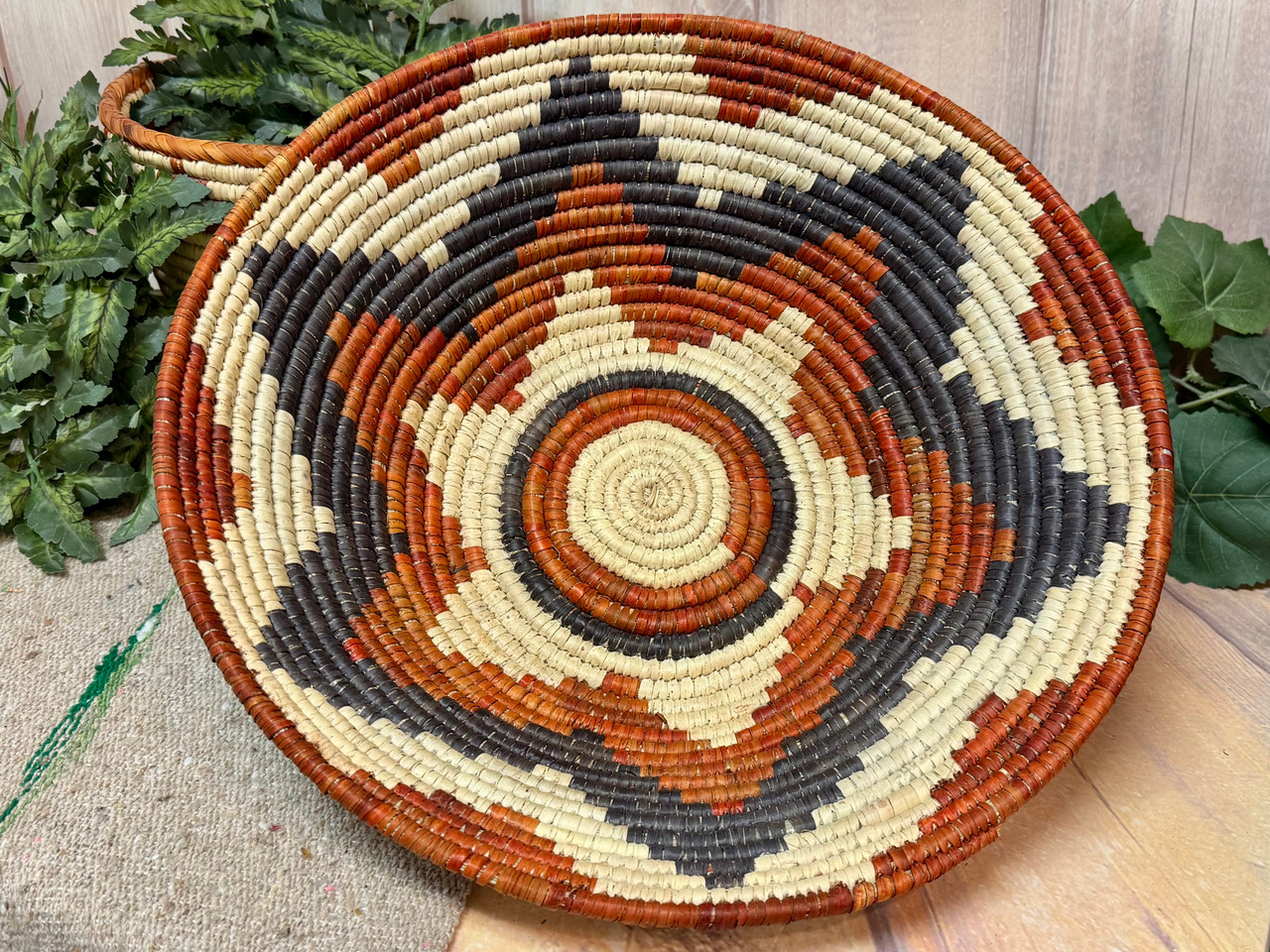 Hand Woven Navajo Inspired Basket 16