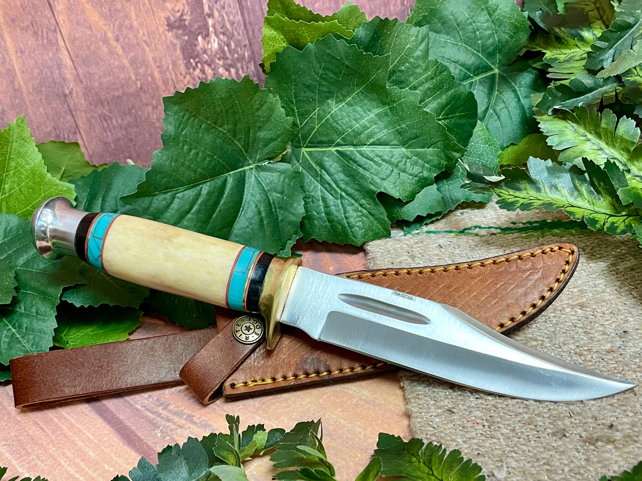 BONE Active 仙骨革命 EBS Bone Handled Clip Point Knife & Sheath (193tr203450) - Mission Del
