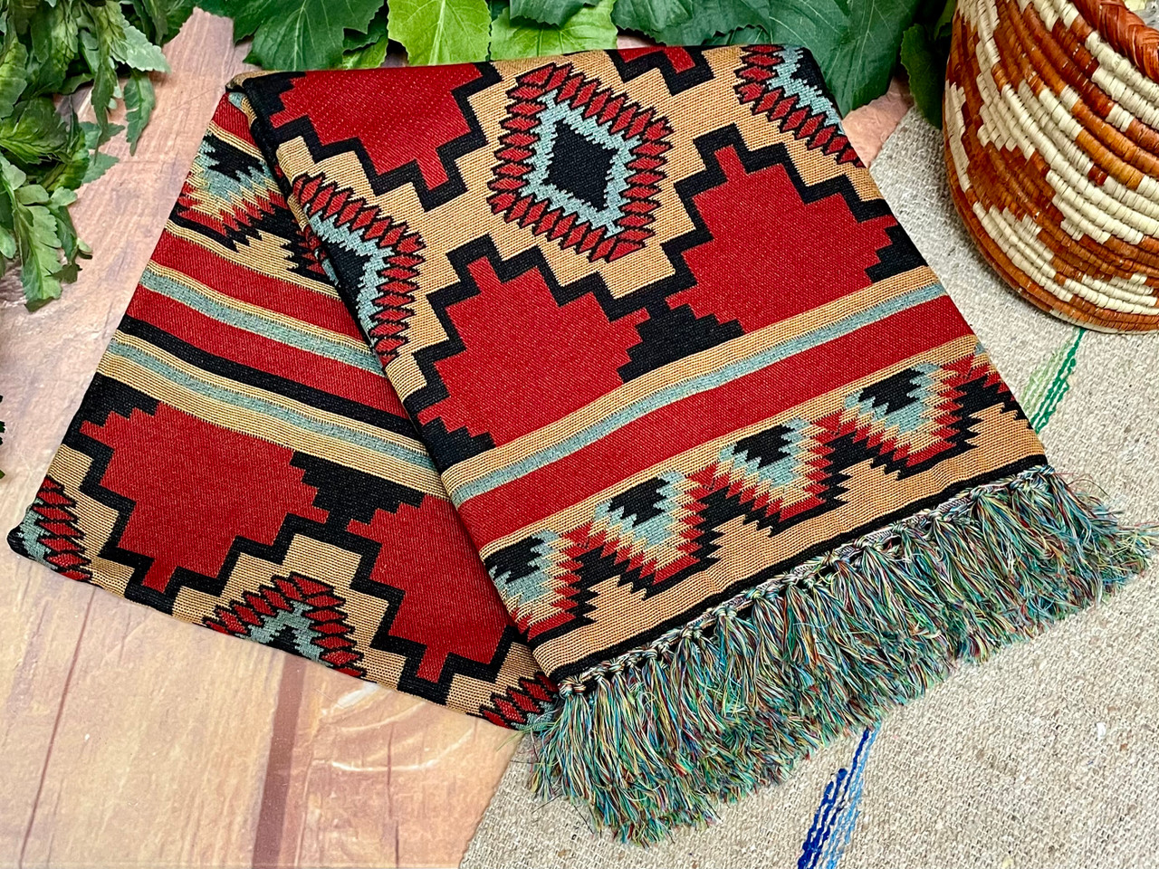 Native Design Tapestry Throw Blanket 50