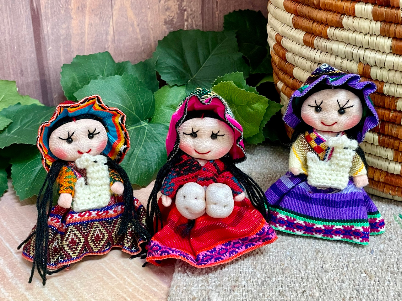Handmade Miniature Dolls Assorted Handcrafted Peruvian Mini Doll