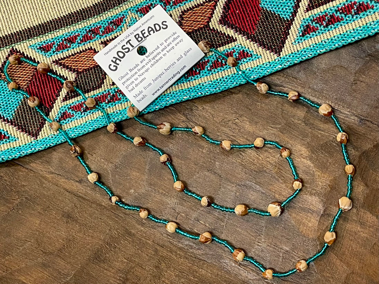 Juniper Berry Protection Bead Necklace -Navajo (34bc386)