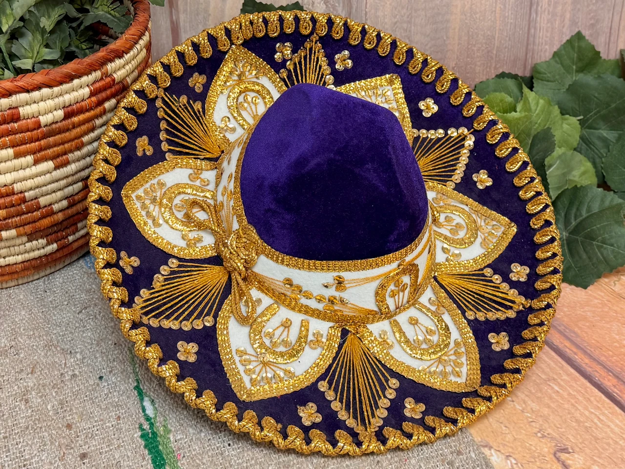 Vibrant Kids Charro Hat -Purple (167bc244) display picture 2