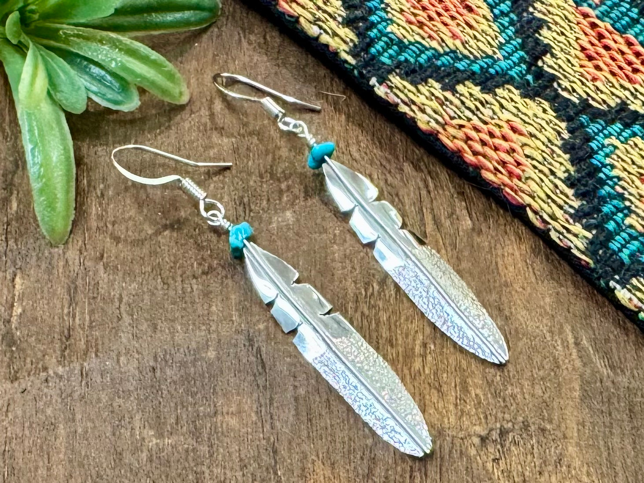 Turquoise Earrings Navajo Indian Turquoise Jewelry Sterling Silver