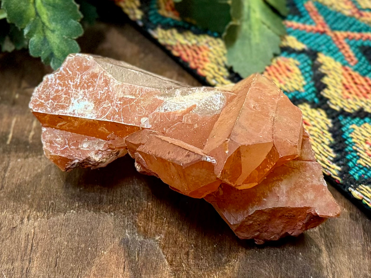 Iron-Stained Quartz Crystal Formation 3