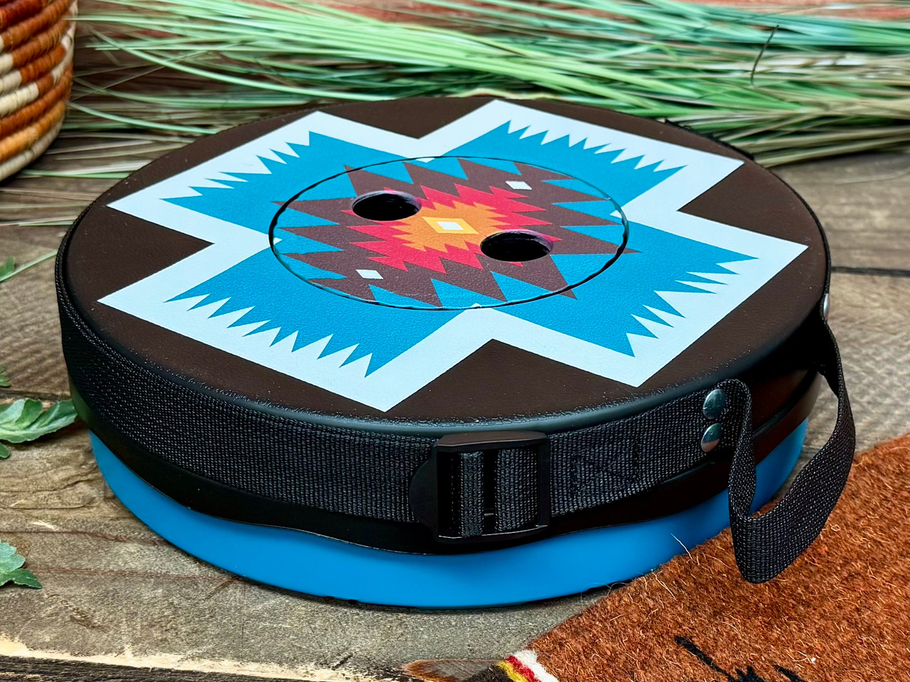 Southwest Style Collapsible Sitting Stool (94stch)