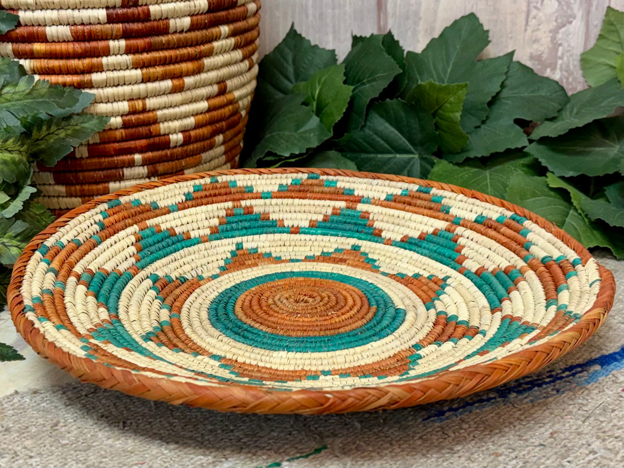 Premium Handwoven Southwestern Basket 13