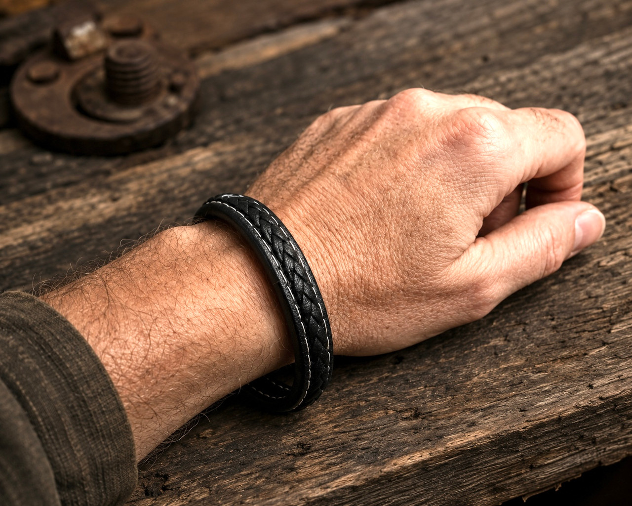 Assorted Leather Bracelets (209bc60)