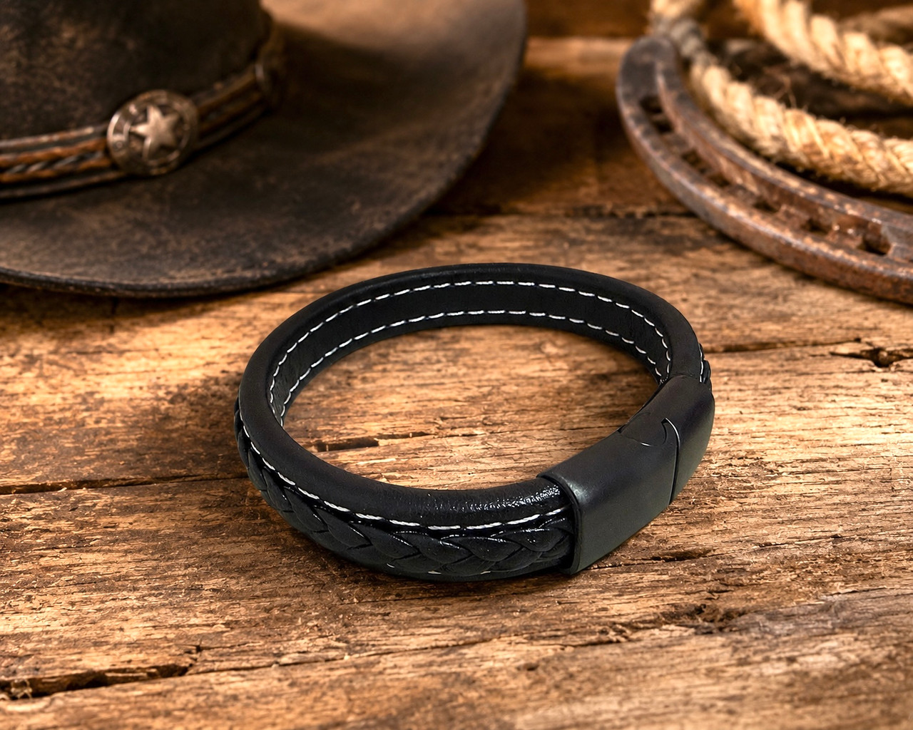 Assorted Leather Bracelets (209bc60)